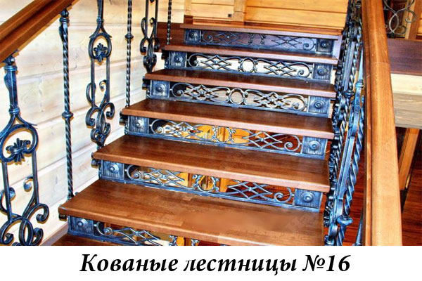 Эксклюзивные кованые лестницы №16